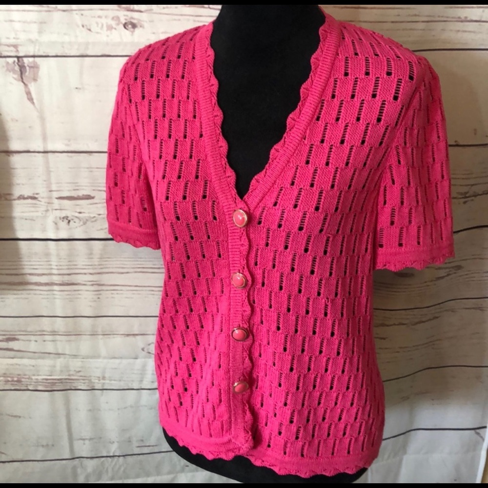 St John Collection Pink Knit Suit